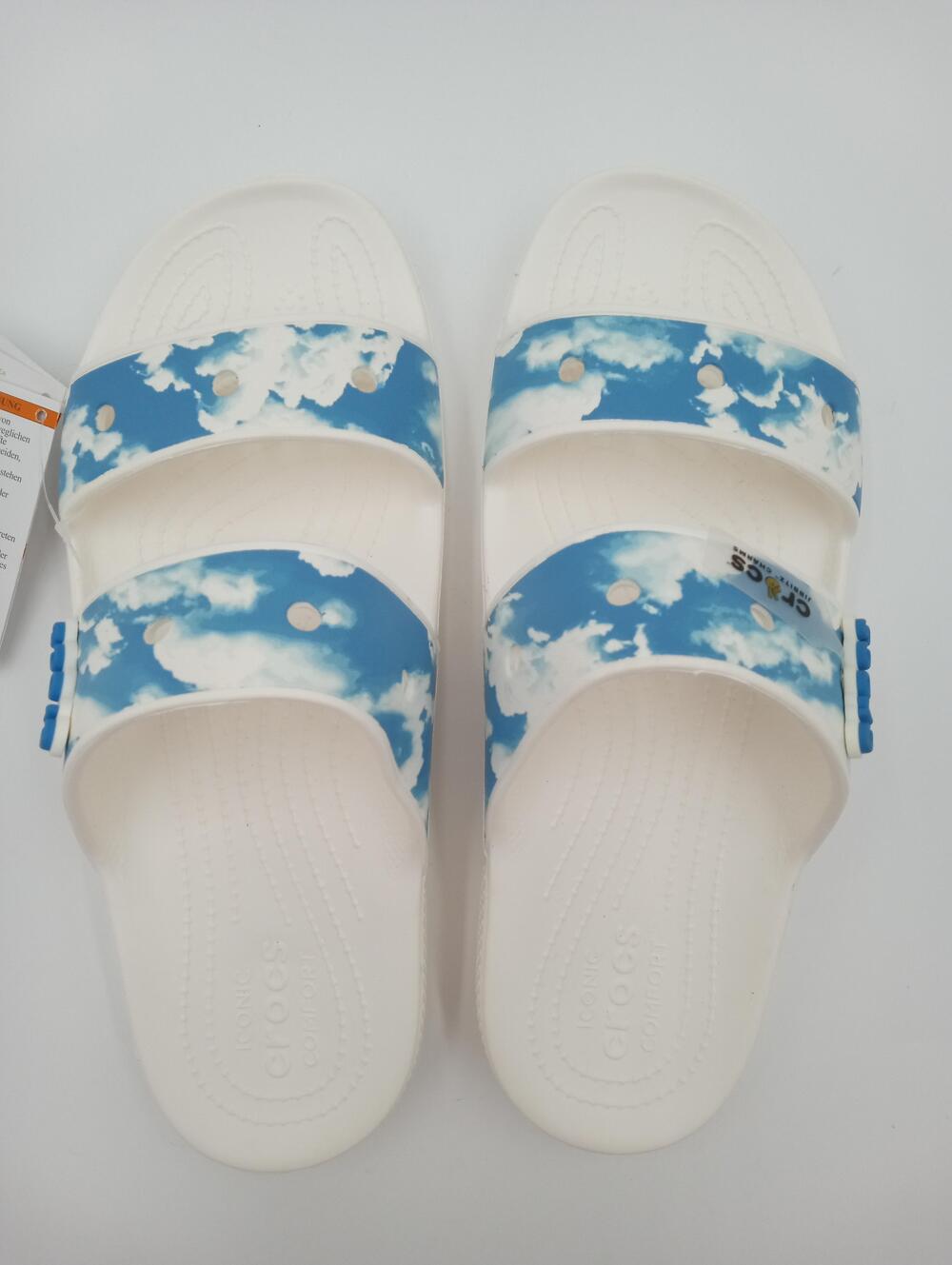 Crocs Classic Out Of This World Shoes Mens Blue Slide Sandals Cloud Size 11